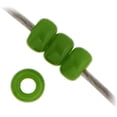 thumbnail image 2 of Miyuki Glass Seed Beads 11/0 (250g) DB0411 Opaque Green Pea Bead for Crafts, 2 of 3
