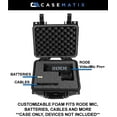 thumbnail image 6 of CASEMATIX Camera Microphone Case Fits Rode VideoMic Pro +, Pro Shotgun Condenser Mic, Rycote Lyre and More - Case Only, 6 of 7