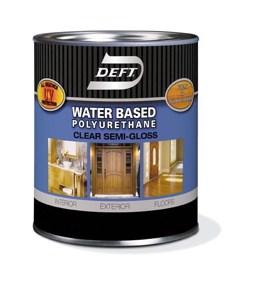 Deft® Interior/Exterior Water Based Acrylic Polyurethane SemiGloss