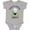 AC-Heather Grey, variant on Daddy's Little Caddy Cute Golf Ball Boys or Girls Baby Bodysuit