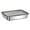 1 with black lid, variant on Grilling Prep and Serve Trays,BBQ Platter for Raws and Cooked Food,Stainless Steel Serving Trays for Food with Lid Set