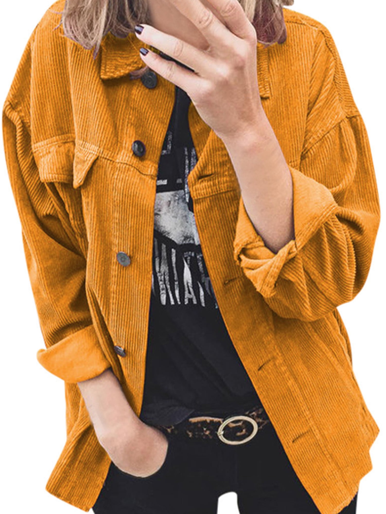 Vintage Corduroy Jackets Cardigan 