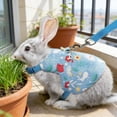 thumbnail image 4 of Bunny Harness and Leash Set for Rabbits & Small Pets - Escape-Proof Rabbit Harness with Adjustable Clothes - Soft Bunny Leash for Guinea Pigs, Ferrets & More, 4 of 6
