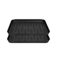 thumbnail image 4 of SUSHANG Multi-Use Boot Tray for Indoor Outdoor Use Raised Edge Shoe Mat for Mud Room Garage Dog Food Bowl Paint Tray Snow Water Black Floor Protector Versatile for Shoes Plants Litter Boxes, 4 of 4