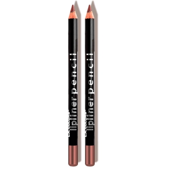 Lápiz delineador de labios L.A. COLORS Nutmeg CP505 (paquete de 2)