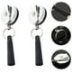 thumbnail image 1 of Retractable Keychain Badge Retractable Key Ring Keychain (silver) (2pcs), 1 of 5
