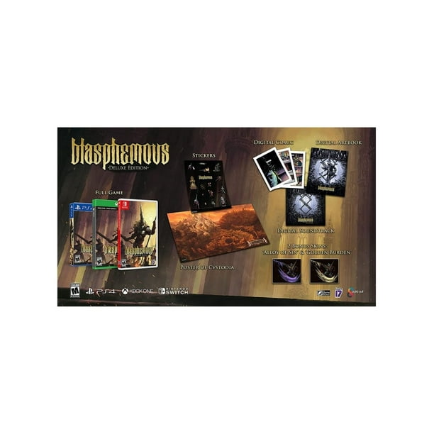 Physical Release Blasphemous Ps4 Physical Blasphemous Deluxe