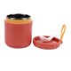 thumbnail image 2 of Recipiente aislante para alimentos, rojo, 400ml, de acero inoxidable, a prueba de fugas con cuchara, tarro térmico para almuerzo para sopa, comida caliente para niños, 2 of 5