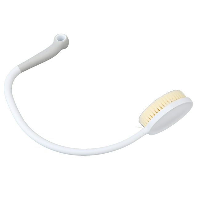 Curved Back Scrubber, Back Shower Brush Scrubber U Shaped PP Comfortable for Post Operative for Elderly
