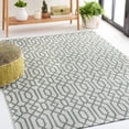 thumbnail image 2 of SAFAVIEH Martha Stewart Delores Geometric Cotton Area Rug, Green/Ivory, 4' x 6', 2 of 12