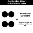 thumbnail image 2 of BOGAR TECH DESIGNS Fog Light Tint Kit Compatible with and Fits Honda Civic Sedan 2016-2021, Yellow, 2 of 6