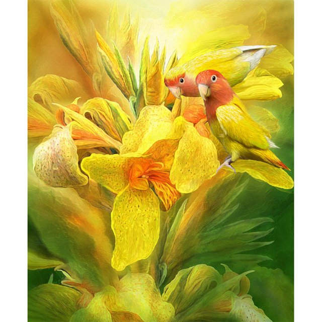Pintura de diamante (DB3284) 5D flor DIY mosaico cuadrado dibujo de diamantes de imitación 30x40cm Hugtrwg Para estrenar