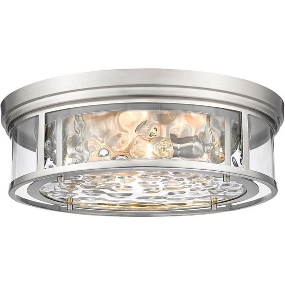 4 Light Flush Mount in Transitional Style-6.25 inches Tall and 20.75 inches Wide-Brushed Nickel Finish Bailey Street Home 372-Bel-4619928