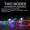 thumbnail image 7 of Bike Wheel Lights, Bike Tire Lights Christmas Decorations Colors 7 in 1,Safety at Night,Waterproof LED Bike Lights for Wheels, 7 of 7