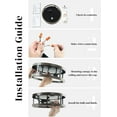 thumbnail image 6 of Aiwen 2 Lights Open Caged Flush Mount Ceiling Lamp Vintage Home Decor Light Fixture, 6 of 10