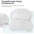 thumbnail image 4 of Bath Pillow, Neck and Back Support, Strong Suction Cups, 4 of 7