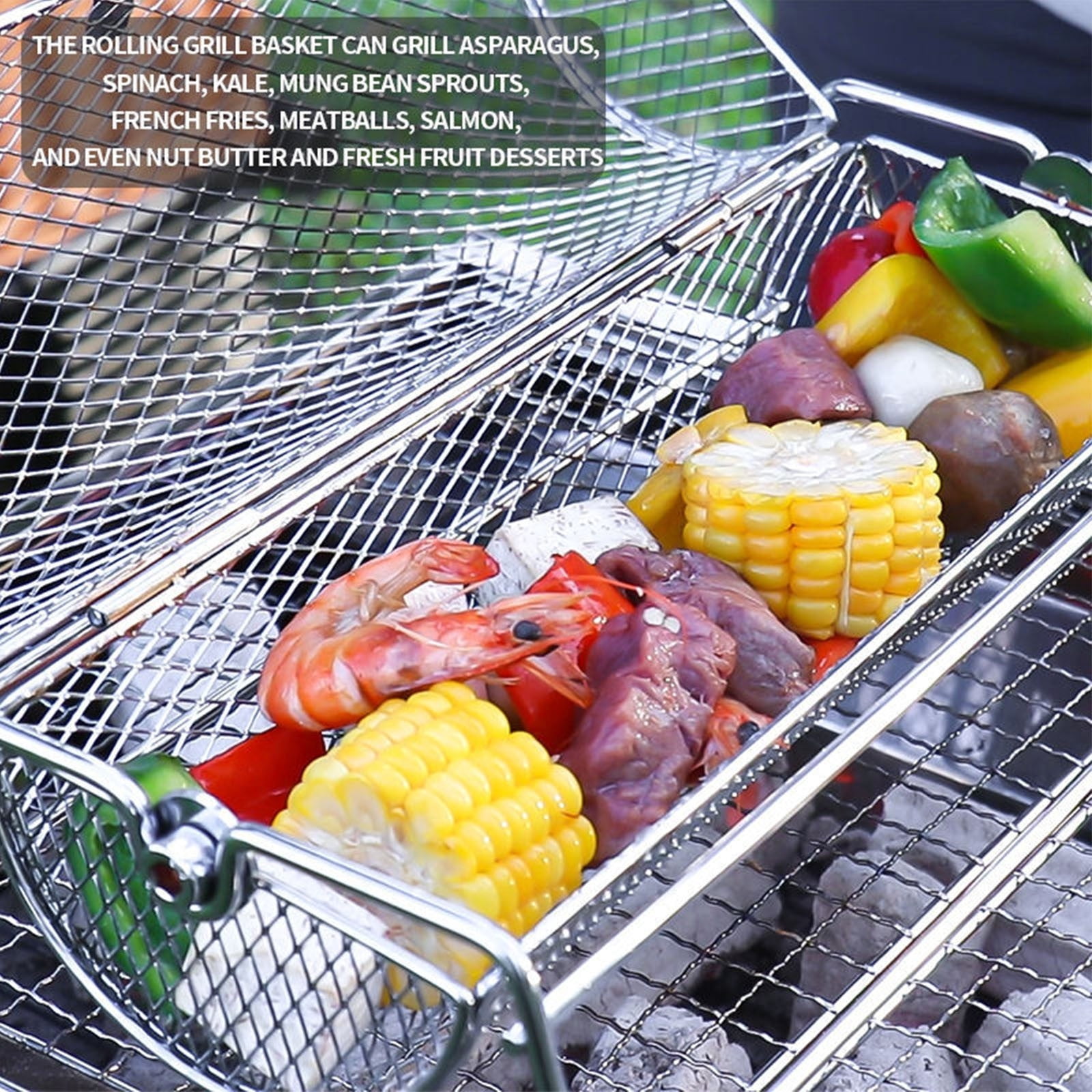 VBODN Grill Utensils with Brush, Grill Utensils for Outdoor Grill, Stainless Steel BBQ Grill Accessories, Grilling Gifts, Outdoor Barbecue Utensils Gifts for Men Dad