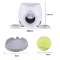 thumbnail image 2 of 1PCS Automatic Pet Feeder, Double Hole Hyper Pet Ball Launcher Interactive Dog Toys With Feeding Flat Tray For Small Dogs, 2 of 8