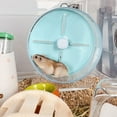 thumbnail image 6 of Mouse Height-Adjustable Flying Silent Mute Easy to Clean Cage Accessories Exercise Roller Running Windmill Hamsters Wheel GREEN L, 6 of 8