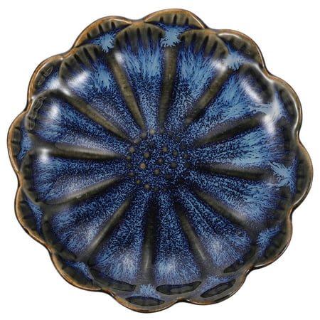 

Flower Shape Snack Dish Ceramic Side Dish Plate Seasoning Sauce Dipping Bowl