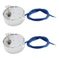 thumbnail image 1 of HUGFEGWE 2Pcs Synchronous Motor AC 110V 0.8-1RPM Turntable Motor CW/CCW Direction 4W TYC-50 D Shaft CJB91-112313, 1 of 7