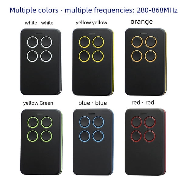 Control remoto inalámbrico multifrecuencia de 280-868 m Control remoto de puerta de garaje con copia de frecuencia completa
