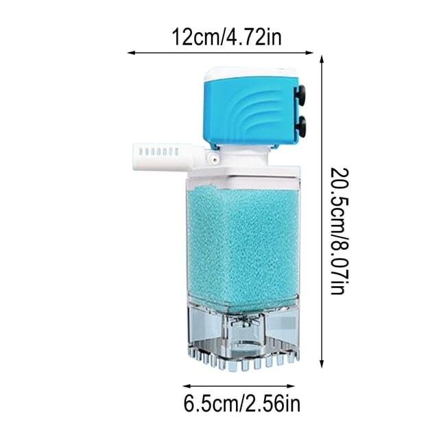 Submersible Aquarium Filter Pump With Oxygenation And Waste Extraction 450 L/Hour To 3000 L/Hour Flow Rate 4 W To 45 W Power