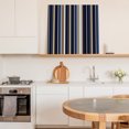 thumbnail image 6 of Blue and Brown Geometric Stripe Pattern Wall Art Painting on Canvas, Canvas Art Home Prints Wall Art Framed Modern Artwork for Living Room Bedroom Wall Decor 16x16in, 6 of 9