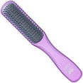 thumbnail image 2 of Kent AHGLO02 Airhedz Glo Half Round Narrow Detangling Hair Brush - 9 Row Ionic Anti Static Non Scratch Long Nylon Bristle Great for Detangling and Smoothing Medium to Long Length Hair, 2 of 18