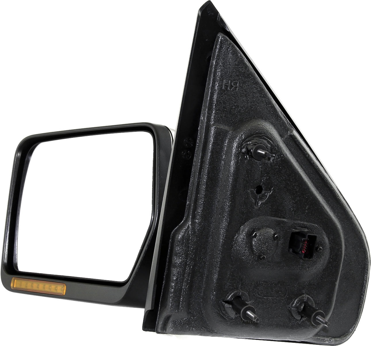 Mirror Compatible With 2007-2008 Ford F-150 Left Driver Side Heated In-housing Signal Light Chrome Kool-Vue