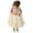Pink, variant on YunPes Children's Fashionable Spring Dress One Year Old Dress Dress Fashionable and Cute Flower Girls Sequin Lace Tulle