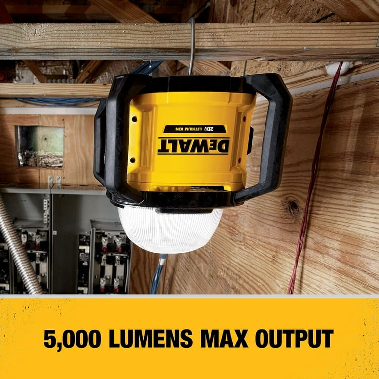 DEWALT 20V MAX LED Work Light, Compact and Portable, Weather and