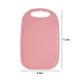 thumbnail image 3 of Reversible Plastic Chopping Board with Easy Grip Handle & Juice Grooves, Dishwasher Safe Kitchen Cutting Board for Meat, Veggies & Meal Prep(Pink),Ccwuwei, 3 of 7