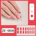 thumbnail image 5 of Glittering Gels Nails Strips Flowers Gels Nails Stickers French Tip Nails Polish Strips Gels Nails Wrap Nails Art Sticke, 5 of 9