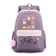thumbnail image 1 of Mochila Stray Kids, estilo universitario, estampado digital, terciopelo, 1 of 1