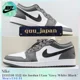 thumbnail image 1 of N I-K-E A i r-Jor-dan 1 Low Grey / White / Black 553558-152 Men's US4-14 NEW, 1 of 6