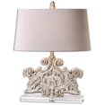 thumbnail image 2 of Uttermost Lampe de Table Schiavoni en Pierre Ivoire, 2 of 2
