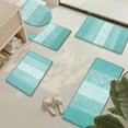 thumbnail image 4 of Ileading Traditional 5 Piece Large Size Microfiber Washable Bathroom Rug Set, 4 of 7