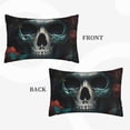 thumbnail image 2 of Daiia Butterfly Flower Skull Bedding Waterproof Pillow Protector Zippered Queen – Bed Bug Proof Pillow Encasement-20"x30", 2 of 6