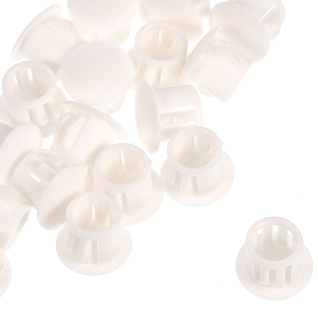 DEEPCRAFF 100pcs Nylon Button Plugs Round Frame Hole Cover for Home Improvement DIY Projects