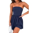 thumbnail image 4 of Vestido Para Mujer Sin Tirantes Sin Espalda SóLido Verano Tubo Vestido Clubwear Para Fiesta Bar, 4 of 4