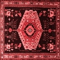 thumbnail image 1 of Ahgly Company Indoor Square Persian Red Traditional Area Rugs, 6' Square, 1 of 4