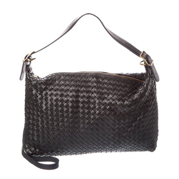 Persaman New York Cora Leather Tote, Black