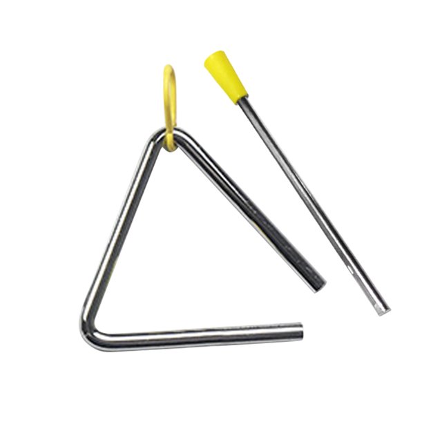 Metal Triangle,Metal Triangle with Striker Musical Triangle Instrument Trianglewith Striker Reliable and Durable
