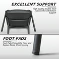 thumbnail image 6 of Furmax Office Reception Chairs Waiting Room Guest Chairs with Armrest Set of 2 (Black), 6 of 7