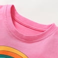 thumbnail image 4 of Nmmacb Baby Kids Girls Summer T-Shirts Toddler Short Sleeve Cotton Top Tees Cartoon Crewneck T-Shirts for 2-8Y, 4 of 8