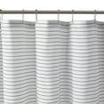 thumbnail image 3 of Mainstays Black and White Dotted Stripe Fabric Shower Curtain, 72" x 72", 3 of 6