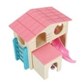 thumbnail image 3 of Hamster House Hut, Multifunctional Durable Fun Hamster Fun House Toy  For Play For Exercise Pink, 3 of 8