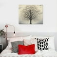 thumbnail image 4 of Nawypu  Abstract Black and White Tree Picture Decor Canvas Wall Art Life Painting with Gold Landscape for Home Bedroom Decoration, 4 of 4