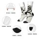 thumbnail image 5 of Balery Black And White Rose Calcetas Largas con Estampado para Hombre y Mujer – Suaves y Transpirables, Talla Única (US 5-11), 5 of 6
